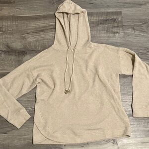 Michael Kors Beige Hooded Sweater